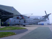 ZH827 @ EGDR - Agusta Westland EH101 Merlin HM1, Royal Navy, 824 NAS  - by Chris Hall