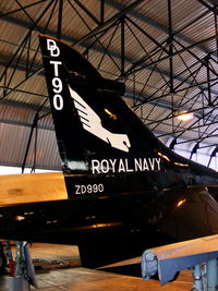 ZD990 @ EGDR - With the School of Flight Deck Operations at RNAS Culdrose - by Chris Hall