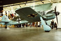 584219 @ EGDX - U-1 trainer variant. On display at a RAF St Athan Air Show in the mid-1970's - by Roger Winser