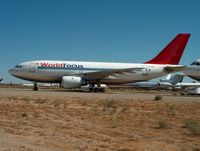TC-AKP @ KMHV - After service with World Focus now stored at MHV - by ghans