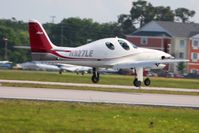 N927LE @ LAL - Landing on 9 during Sun N Fun 2010 at Lakeland, FL.