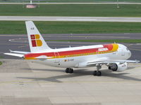 EC-KUB @ EDDL - Iberia; Airbus A319-111