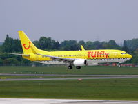 D-AHFO @ EDDL - TUIfly Taxi; Boeing 737-8K5