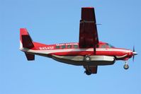 N454SF @ PABE - Grant Air Cessna 208 landing runway 18 - by Martin Prince, Jr