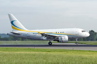 9H-AFM @ LOWL - Comlux Aviation Malta Airbus A318-112 CJ Elite landing in LOWL/LNZ - by Janos Palvoelgyi