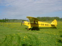SE-BEI @ HATUNAHOLM - Piper J3 Cub