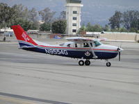 N9554G @ ONT - Taxiing into a parking stall at Ontario - by Helicopterfriend