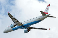 OE-LBF @ LOWL - Austrian Airlines Airbus A321-211 leaves the Blue Danube Airport LOWL/LNZ