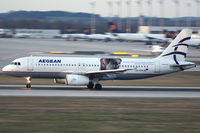 SX-DVV @ EDDM - Aegean Airlines Airbus A320-232 - by Peter Baireder