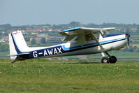 G-AWAX @ EGHA - a 1963 Cessna CESSNA 150D at Compton Abbas on 2010 French Connection Fly-In Day - by Terry Fletcher