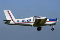 G-BUKR @ EGHA - 1977 Soc De Construction D\'avions De Tourisme Et D\'affaires MORANE SAULNIER MS.880B at Compton Abbas on 2010 French Connection Fly-In Day