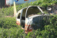 G-AZRV @ EGHA - Unidentified aircraft on the dump at Compton Abbas base - subsequently identified by Mike Walker - by Terry Fletcher