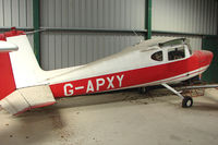 G-APXY @ EGHA - 1960 Cessna CESSNA 150 at Compton Abbas base - by Terry Fletcher