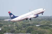 N424US @ TPA - US Airways 737-400 - by Florida Metal