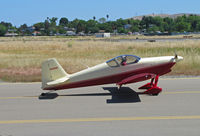 N30AK @ KCCR - 1996 R Swanson RV-6 taxying to hangar after shooting touch & goes - by Steve Nation