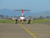 N90RT @ KAPC - Beautiful (looks like new!) 1981 Beech F90 King Air arriving KAPC from Columbia, CA (KO88) - by Steve Nation