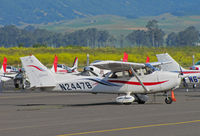 N2447B @ KAPC - 1999 Cessna 172R visting Napa, CA - by Steve Nation
