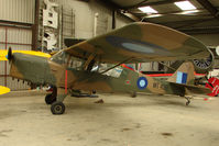 G-AREI - 1943 Auster Aircraft Ltd AUSTER 3 at Eggesford wears Serial MT438 - by Terry Fletcher