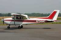 N734MC @ KEHO - Departing the pumps after a short visit. - by Jamin