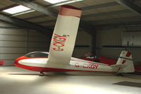 G-CKGY @ EGHU - 1974 Scheibe-flugzeugbau Gmbh SCHEIBE BERGFALKE IV at Eaglescott , Devon (UK) - by Terry Fletcher