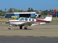 N4651S @ KCCR - 1975Beech A36 8 arriving from KBKS (Meadows Field, Bakersfield) - by Steve Nation