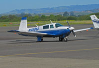 N94814 @ KAPC - 1980 Mooney M20J visiting KAPC (Napa) - by Steve Nation