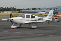 N99ZD @ KCCR - 2007 Cirrus SR22 visiting @ KCCR (Buchanan Field, Concord, CA) - by Steve Nation