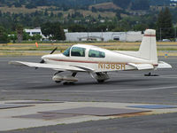 N1385R @ KCCR - 1975 Grumman American Avn. Corp. AA-5 visiting KCCR (Buchanan Field/Concord) from Southern California - by Steve Nation