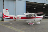 N7167M @ KCCR - Straight-tailed Cessna 175 looking factory fresh at Buchanan Field, Concord, CA - by Steve Nation