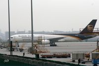 N455UP @ ZGSZ - UPS Boeing 757 @ Shenzhen , China - by Dawei Sun