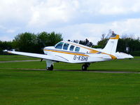 G-KSHI @ EGSX - Hangar 11 Group Beech A36 Bonanza - by Chris Hall