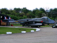 G-DHVM @ EGSX - Aviation Heritage Ltd, painted and marked to represent WR470 of 208 Squadron RAF - by Chris Hall