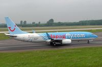 D-AHFC @ EDDL - Boeing 737-8K5 [27977] (Hapagfly.com) Dusseldorf~D 27/05/2006. Seen taxiing out for departure.