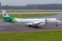 YR-SBK @ EDDL - SAAB 2000 [033] (Carpatair) Dusseldorf~D 27/05/2006. Seen taxing out for departure.