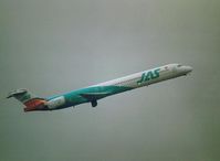 JA003D @ RJOO - Another nice coloured MD.90 - by ghans