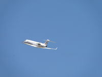 N614QX @ ONT - Climbing out from runway 26R heading west - by Helicopterfriend