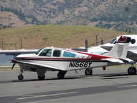 N1566Y @ POC - Parked in transient parking - by Helicopterfriend