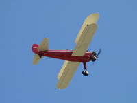 N66711 @ SZP - 1941 Boeing Stearman 1B75A,Jacobs R-755B2 275 Hp, Restricted, Experimental class, takeoff climb Rwy 22 - by Doug Robertson