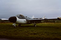 XG737 @ EGFF - Part of the Wales Air Museum collection, Cardiff Airport in 1981. Coded 438/B of 891 NAS. - by Roger Winser