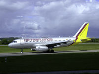 D-AGWL @ EGPH - Germanwings A319-132 Taxiing to runway 06 - by Mike stanners