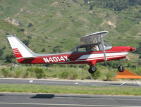 N4014X @ SZP - 1969 Aero Commander 100 180 LARK COMMANDER, Lycoming O&VO-360 180 Hp, low production rarely seen aircraft, takeoff climb Rwy 22 - by Doug Robertson