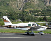 N7137W @ SZP - 1962 Piper PA-28-180 CHEROKEE, Lycoming O&VO-360 180 Hp, takeoff roll Rwy 22 - by Doug Robertson