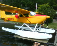 N9977E - At its home base on Keuka Lake - by Bruce Clayman