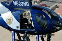 N523HB - Huntington Beach PD HB 1 on patrol. - by Marty Kusch