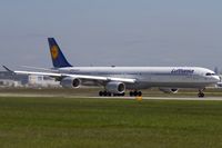 D-AIHF @ EDDF - departing via RW18W - by Friedrich Becker