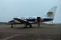 ZE441 @ EGFH - Coded 579 of 750 NAS (Heron Flight ) based at RNAS Yeovilton (HMS Heron). Visiting Swansea Airport in 1997. - by Roger Winser