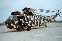 ZA297 @ EGDY - Royal Navy Sea King HC.4 helicopter coded (Y)C of 845 NAS in SFOR markings at RNAS Yeovilton Heritage Day summer 1997 - by Roger Winser