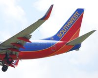 N463WN @ SAT - back end full flap extension