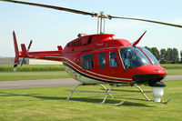G-CDYR @ EGBR - Bell 206L-3 LongRanger III at Breighton Airfield in 2008. - by Malcolm Clarke