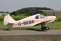 G-BEBR @ EGBR - Gardan GY-201 Minicab (modified) at Breighton Airfield in 2008. - by Malcolm Clarke